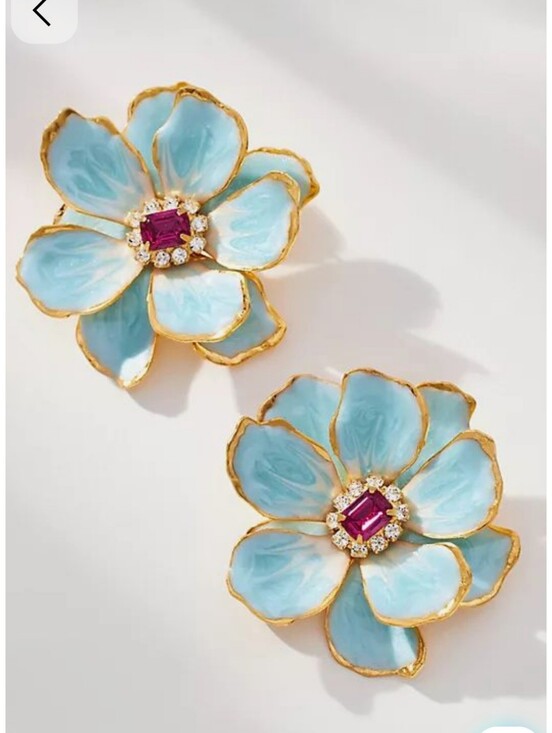 Anthropologie Jewelry - Anthropologie The Pink Reef Earrings *NWT * Gorgeous  *Sold Out At Anthro